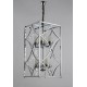 Подвесная люстра LUMINA DECO LDP 1223-8 CHR Quadrato