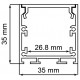 Короб накладной Feron 10372 CAB256
