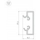 Профиль-держатель накладной Arlight 015467 LEDs-ON
