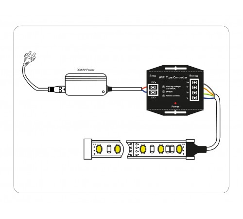 Контроллер-регулятор цвета RGB с пультом ДУ Ambrella Light GS11551 GS Контроллер-регулятор цвета RGB с пультом ДУ Ambrella Light GS11551 GS