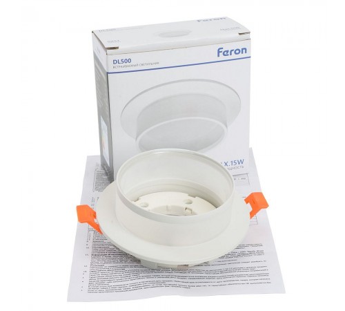 Встраиваемый светильник Feron 51085 DL500 Встраиваемый светильник Feron 51085 DL500