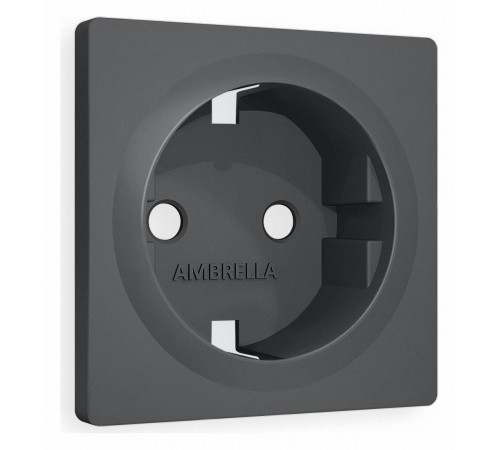 Накладка для розетки с заземлением Ambrella Volt AP9060 Quant Накладка для розетки с заземлением Ambrella Volt AP9060 Quant