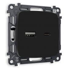 Розетка 2хUSB type A и C без рамки Ambrella Volt MO811010 Quant