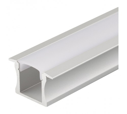 Профиль встраиваемый Arlight 018243 ALU-SLIM-H15-F-2000 ANOD+FROST Профиль встраиваемый Arlight 018243 ALU-SLIM-H15-F-2000 ANOD+FROST