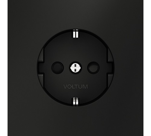 Розетка с заземлением и со шторкой, без рамки Voltum VLS040208 S70 Розетка с заземлением и со шторкой, без рамки Voltum VLS040208 S70