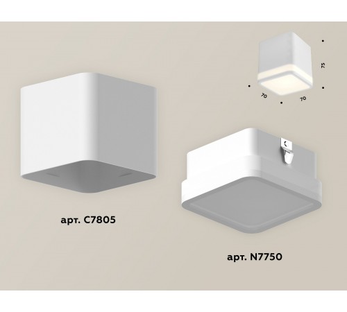 Накладной светильник Ambrella Light XS7805030 XS Накладной светильник Ambrella Light XS7805030 XS