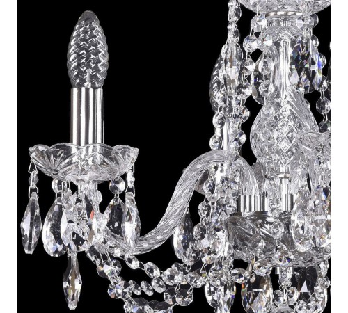 Подвесная люстра Bohemia Ivele Crystal 1402/4/141/Ni 1402 Подвесная люстра Bohemia Ivele Crystal 1402/4/141/Ni 1402