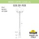 Фонарный столб Fumagalli G30.202.R20.WYF1R Globe 300