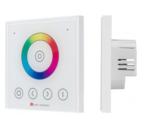 Панель-регулятора цвета RGB роторный встраиваемый Arlight 029931 COMFORT Панель-регулятора цвета RGB роторный встраиваемый Arlight 029931 COMFORT