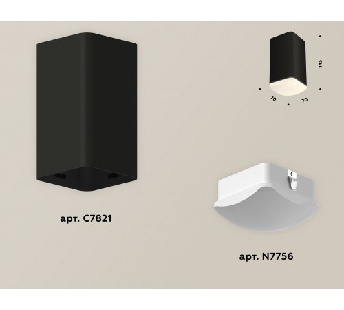 Накладной светильник Ambrella Light XS7821022 XS Накладной светильник Ambrella Light XS7821022 XS
