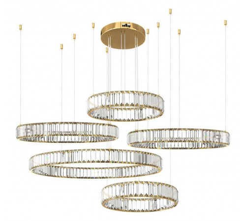 Подвесной светильник Loft it 10135/5 Gold Crystal ring Подвесной светильник Loft it 10135/5 Gold Crystal ring