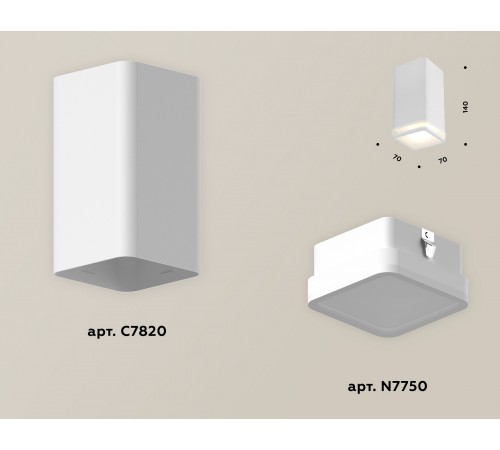 Накладной светильник Ambrella Light XS7820020 XS Накладной светильник Ambrella Light XS7820020 XS