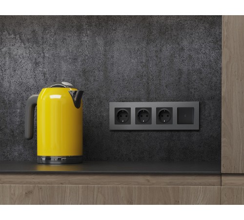 Рамка на 1 пост Ambrella Volt AF250651 Qubi Рамка на 1 пост Ambrella Volt AF250651 Qubi