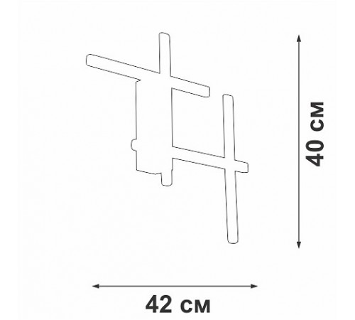 Накладной светильник Vitaluce V3043-0/4A V3043