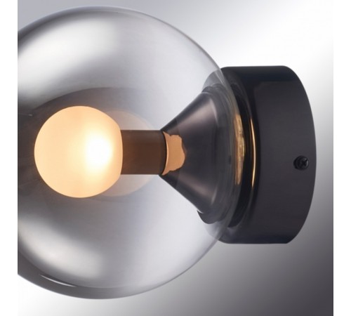 Накладной светильник iLedex 8615W-1S BK-SM Aura Накладной светильник iLedex 8615W-1S BK-SM Aura