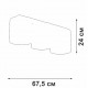 Накладной светильник Vitaluce V2882-1/3PL V2882