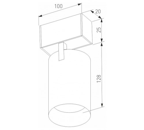 Светильник на штанге Arlight 046320 MAG-25 Светильник на штанге Arlight 046320 MAG-25