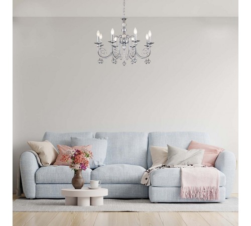 Подвесной светильник Escada 678/8PL Chrome Shine Подвесной светильник Escada 678/8PL Chrome Shine