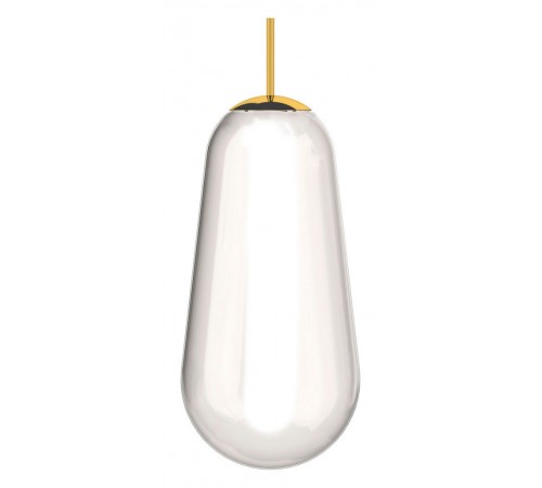 Плафон стеклянный Nowodvorski 8532 Cameleon PEAR L TR/G Плафон стеклянный Nowodvorski 8532 Cameleon PEAR L TR/G