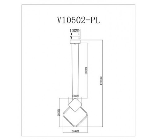 Подвесной светильник Moderli V10502-PL Store