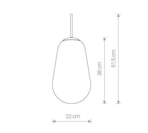 Плафон стеклянный Nowodvorski 8533 Cameleon PEAR M TR/G Плафон стеклянный Nowodvorski 8533 Cameleon PEAR M TR/G