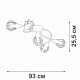 Потолочная люстра Vitaluce V3037-0/5PL V3037