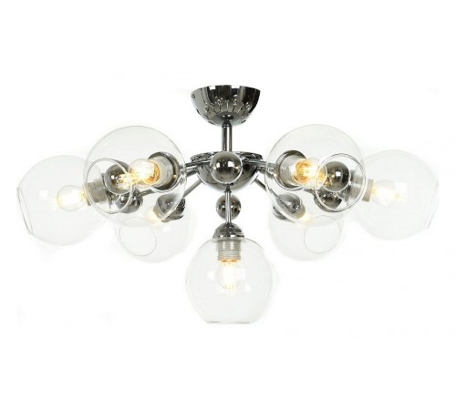 Люстра на штанге LUMINA DECO LDC 8040-7 CHR+PR Devoli Люстра на штанге LUMINA DECO LDC 8040-7 CHR+PR Devoli