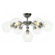 Люстра на штанге LUMINA DECO LDC 8040-7 CHR+PR Devoli