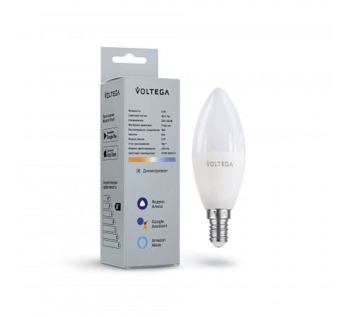 Лампа светодиодная с управлением через Wi-Fi Voltega 2427 Wi-Fi bulbs Лампа светодиодная с управлением через Wi-Fi Voltega 2427 Wi-Fi bulbs