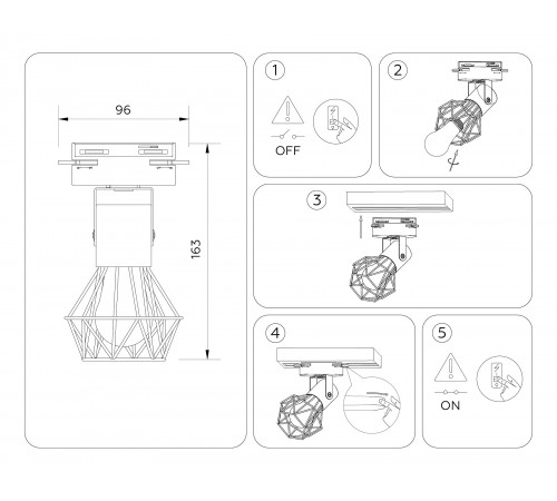 Светильник на штанге Ambrella Light GL5002 GL Светильник на штанге Ambrella Light GL5002 GL