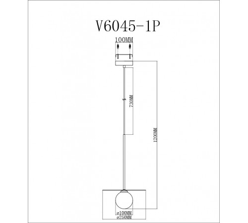 Подвесной светильник Moderli V6045-1P Scrumbel