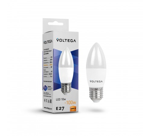 Лампа светодиодная Voltega 8451 Candle 10W Лампа светодиодная Voltega 8451 Candle 10W