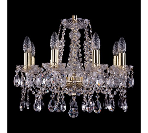 Подвесная люстра Bohemia Ivele Crystal 1413/8/165/G 1413 Подвесная люстра Bohemia Ivele Crystal 1413/8/165/G 1413