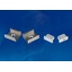 Набор заглушек и скоб для профиля Uniel UL-00000622 UFE-N02 SILVER A POLYBAG