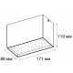 Накладной светильник Italline DL 3029 white 3000K DL 3029