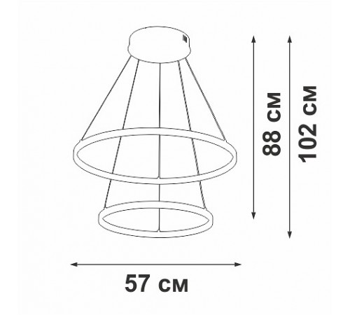 Подвесной светильник Vitaluce V2691DT-0/2S V2691DT Подвесной светильник Vitaluce V2691DT-0/2S V2691DT