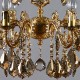 Подвесная люстра Ambiente by Brizzi 2118/6 AB Honey Leaf Granada