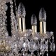 Подвесная люстра Bohemia Ivele Crystal 1413/8/165/G/Tube 1413