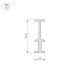 Профиль-держатель накладной Arlight 25232 Foled-Rail