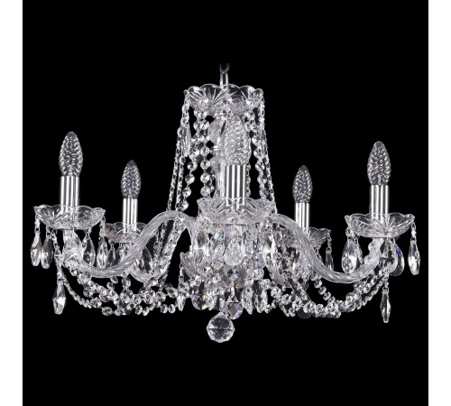 Подвесная люстра Bohemia Ivele Crystal 1402/5/195/Ni 1402