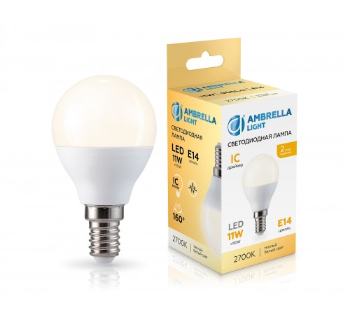 Лампа светодиодная Ambrella Light 451113 G45 Лампа светодиодная Ambrella Light 451113 G45