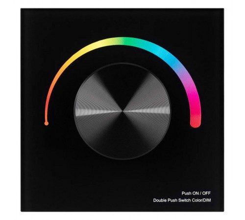 Панель-регулятора цвета RGB роторный встраиваемый Arlight 033757 SMART Панель-регулятора цвета RGB роторный встраиваемый Arlight 033757 SMART