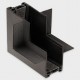 Соединитель угловой внутренний для треков Italline IT09-9033 black IT09