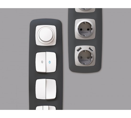 Рамка на 3 поста Ambrella Volt OF140803 Ecta