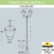 Фонарный столб Fumagalli U33.205.R20.AXH27 Simon