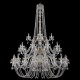 Подвесная люстра Bohemia Ivele Crystal 1402/20+10+5/530/h-206/3d/G 1402