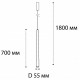 Подвесной светильник Italline IT03-1428 coffee IT03-1428