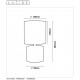 Настольная лампа декоративная Lucide 47502/81/38 Greasby