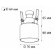 Встраиваемый светильник Italline DL 3025 white DL 3025