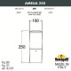 Наземный низкий светильник Fumagalli DR2.573.000.BYF1R Amelia